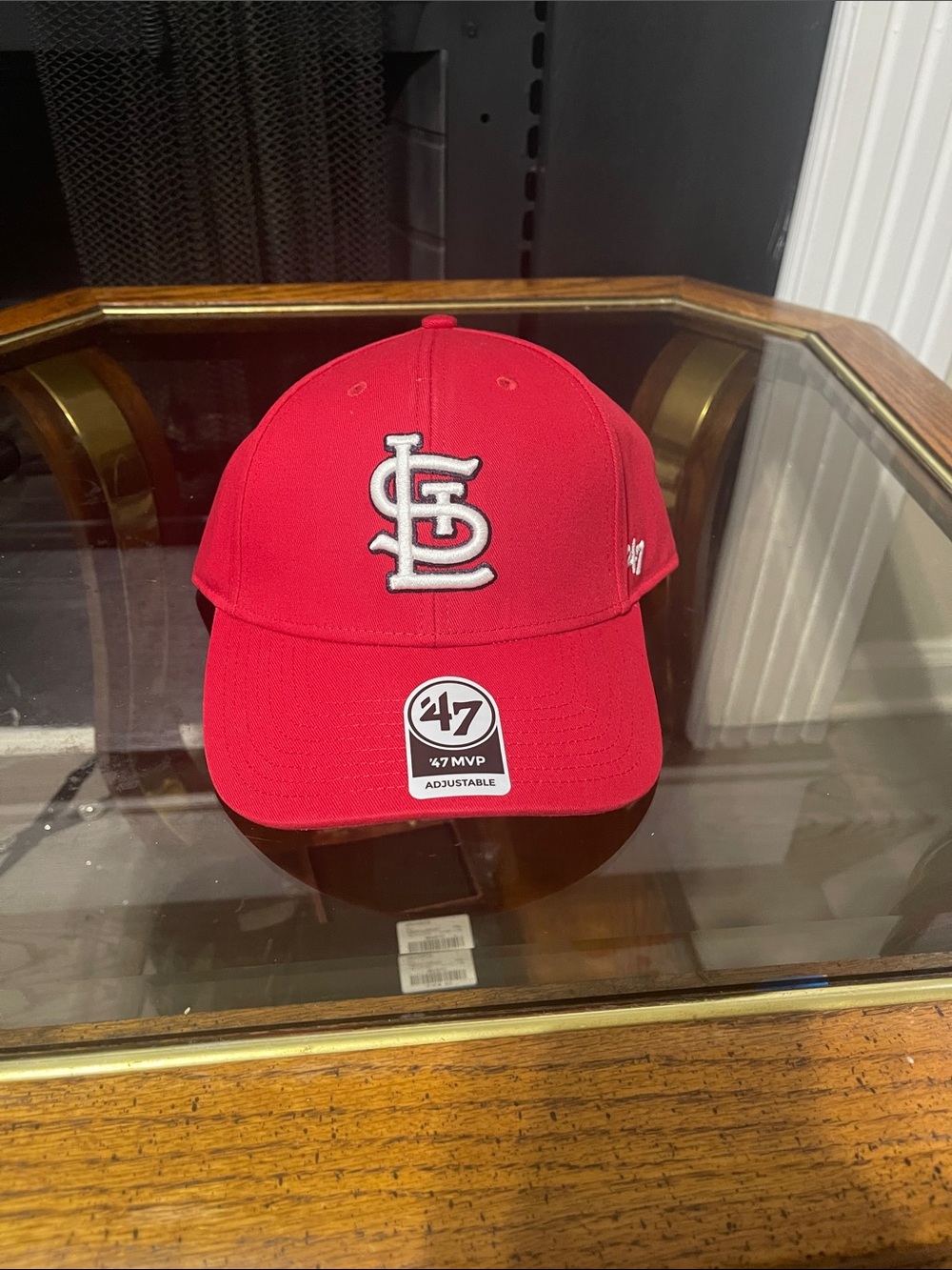 47 St. Louis Cardinals Red Adjustable Cap with White Logo
